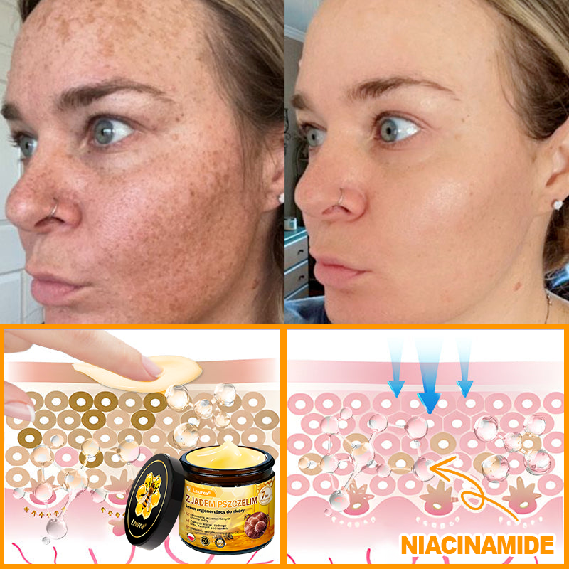 ✨Leurea® Krem Regenerujący z Jadem Pszczelim🔥 Naturalna regeneracja skóry, wygładzenie zmarszczek i promienna cera-50 ml