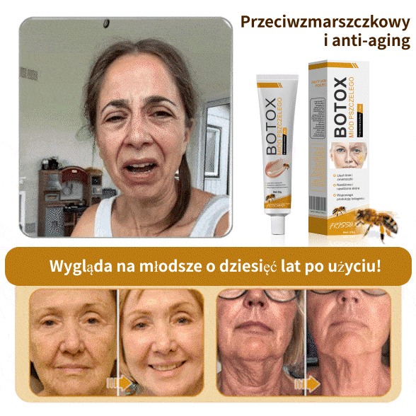 💛FrissArc™ Botox Miód Pszczelego Krem przeciwzmarszczkowy - Redukuje zmarszczki, ujędrnia skórę i rozjaśnia cerę ( Przeciwstarzeniowy krem o podwójnym działaniu )