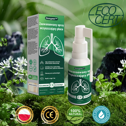 🌿𝐆𝐨𝐨𝐲𝐞𝐞𝐫™ Zaawansowany spray do oczyszczania płuc- Zdrowie płuc - wsparcie immunologiczne, detoksykacja i wsparcie oddechowe - Certyfikat CE