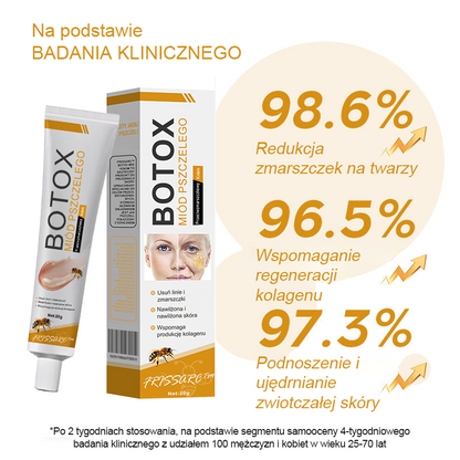 💛FrissArc™ Botox Miód Pszczelego Krem przeciwzmarszczkowy - Redukuje zmarszczki, ujędrnia skórę i rozjaśnia cerę ( Przeciwstarzeniowy krem o podwójnym działaniu )