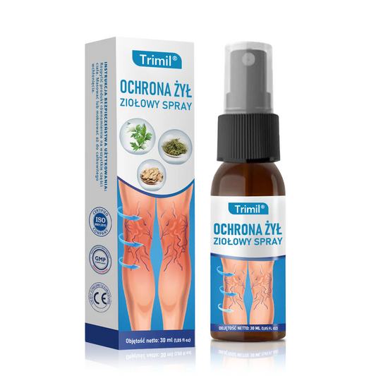 💙Trimil® Ziołowy Spray na Ochronę Żył - ✅ Klinicznie udowodniono, że eliminuje żylaki w zaledwie 7 dni!