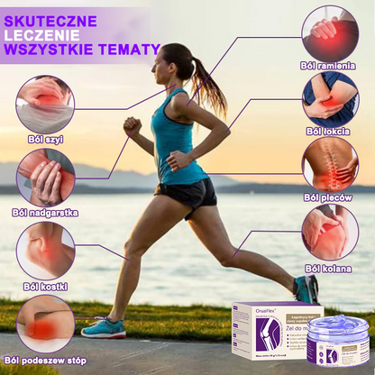 💜OruaFlex™ Kurkuma & Olej Emu Żel do masażu łagodzący ból i stany zapalne stawów👨‍⚕️Certyfikowany przez Polskie Towarzystwo Ortopedyczne i Traumatologiczne (PTOiTr)