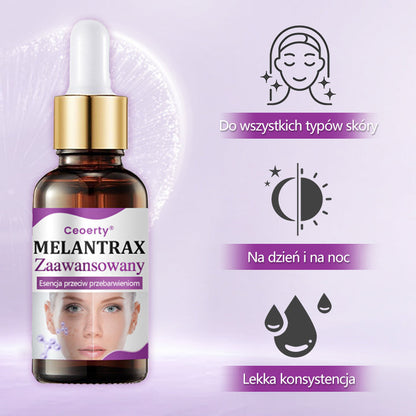 💜 Ceoerty® MelantraX Zaawansowana esencja przeciw przebarwieniom ✅ Skuteczna walka z przebarwieniami, ciemnymi plamami i nierównym kolorytem skóry