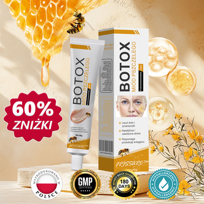 💛FrissArc™ Botox Miód Pszczelego Krem przeciwzmarszczkowy - Redukuje zmarszczki, ujędrnia skórę i rozjaśnia cerę ( Przeciwstarzeniowy krem o podwójnym działaniu )