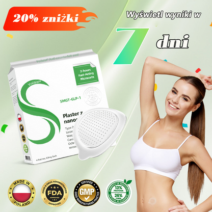 🍏Voilaist® SMGT-GLP-1 Nanoplaster z Mikronakłuciami🍃Bezbolesny, długotrwały, zwalczający cukrzycę, otyłość i choroby układu krążenia