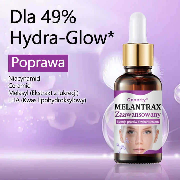 💜 Ceoerty® MelantraX Zaawansowana esencja przeciw przebarwieniom ✅ Skuteczna walka z przebarwieniami, ciemnymi plamami i nierównym kolorytem skóry